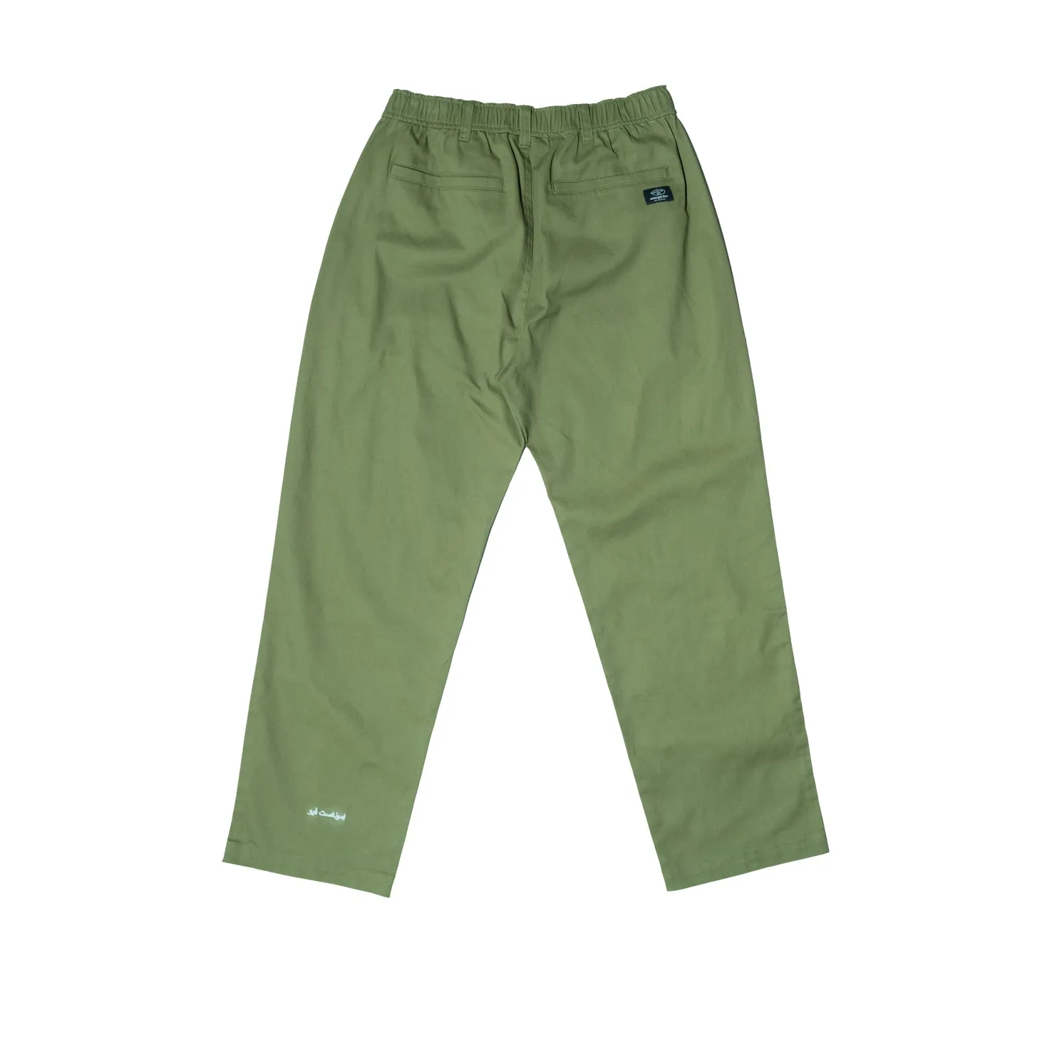 amongst few - Engineering Wide Chino Pants (Light Sage)