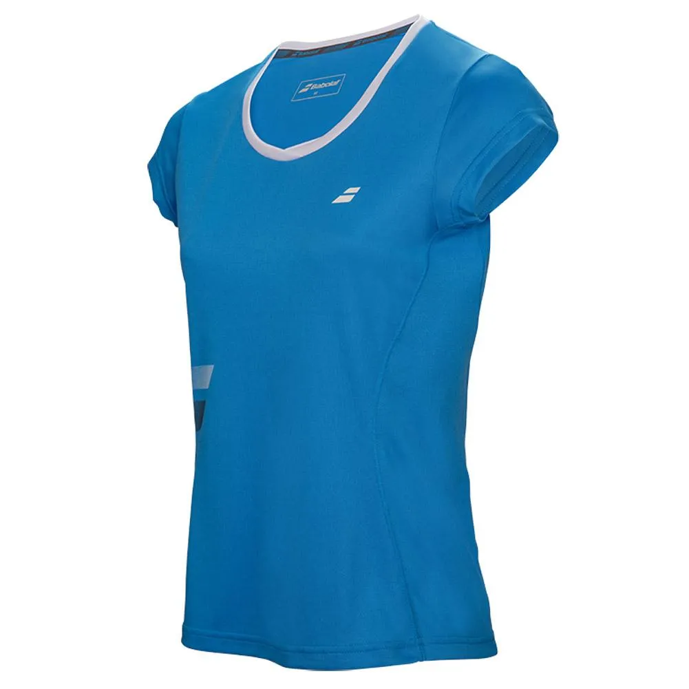 Babolat Core Flag Club 3WS17011 Tee Women (Blue)