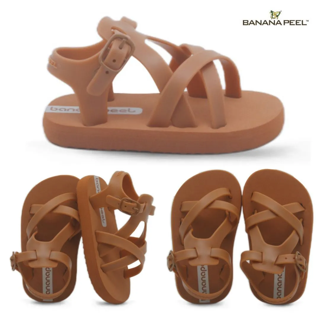 Banana Peel Slippers for Toddlers - DishyMoppet Caramel House