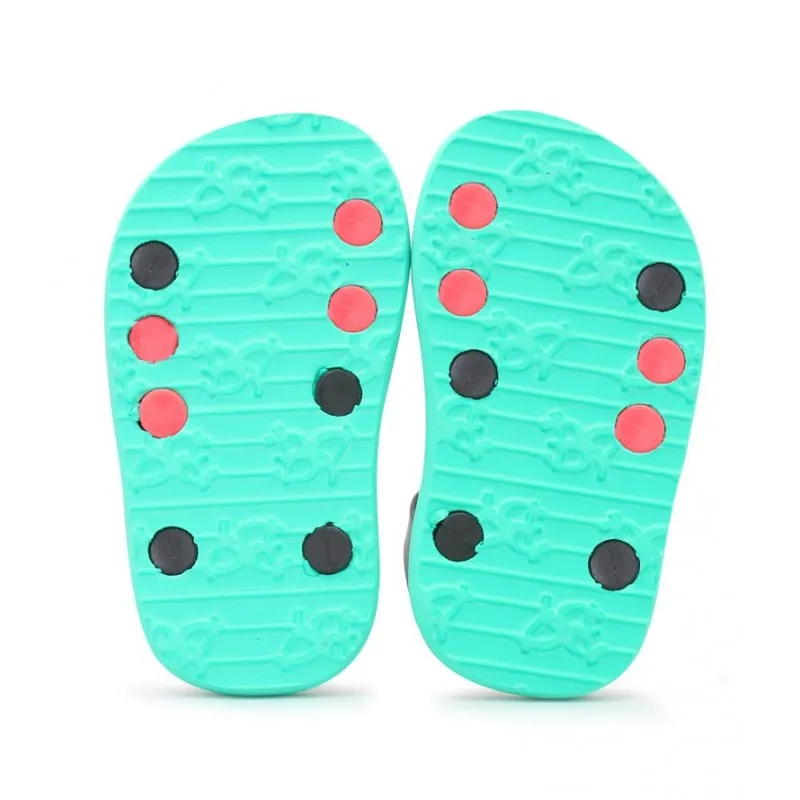 Banana Peel Slippers for Toddlers Peaches and Cream - Bartlett Parakeet Green