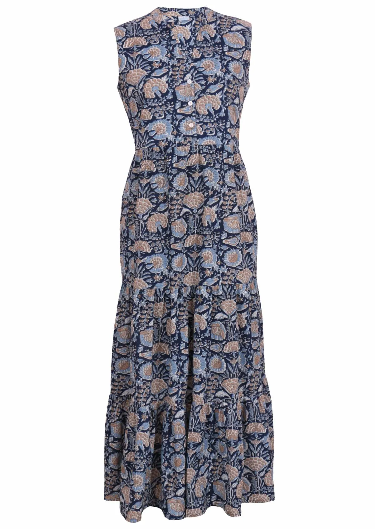 Boho Tiered Maxi Dress Dahlia