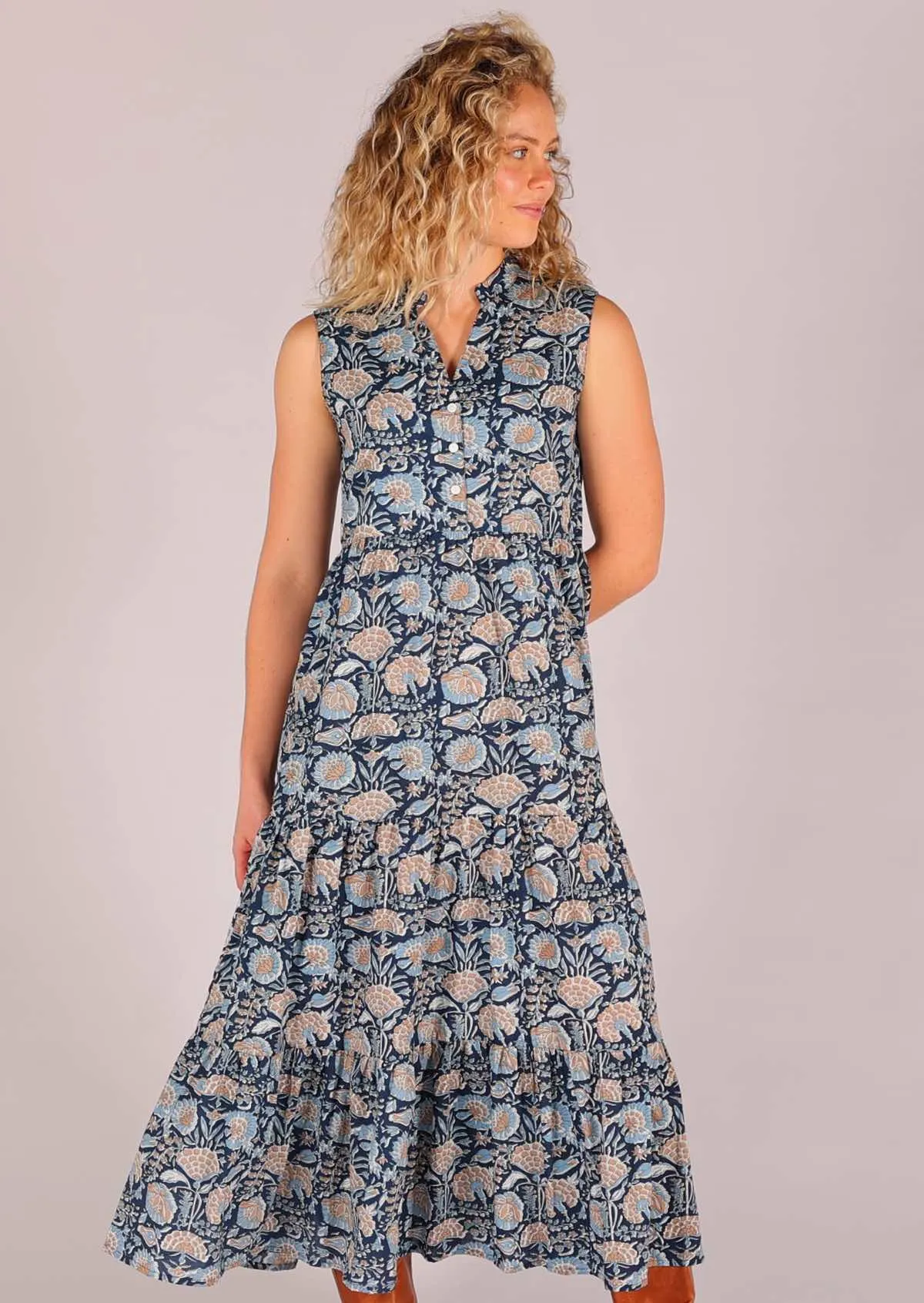 Boho Tiered Maxi Dress Dahlia