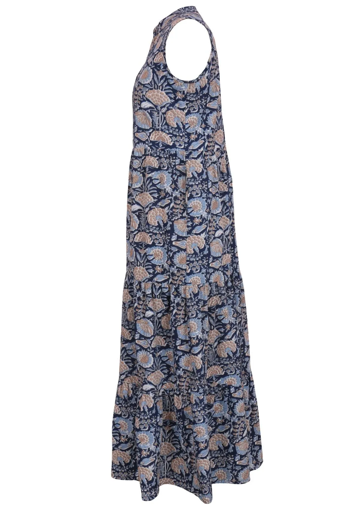 Boho Tiered Maxi Dress Dahlia