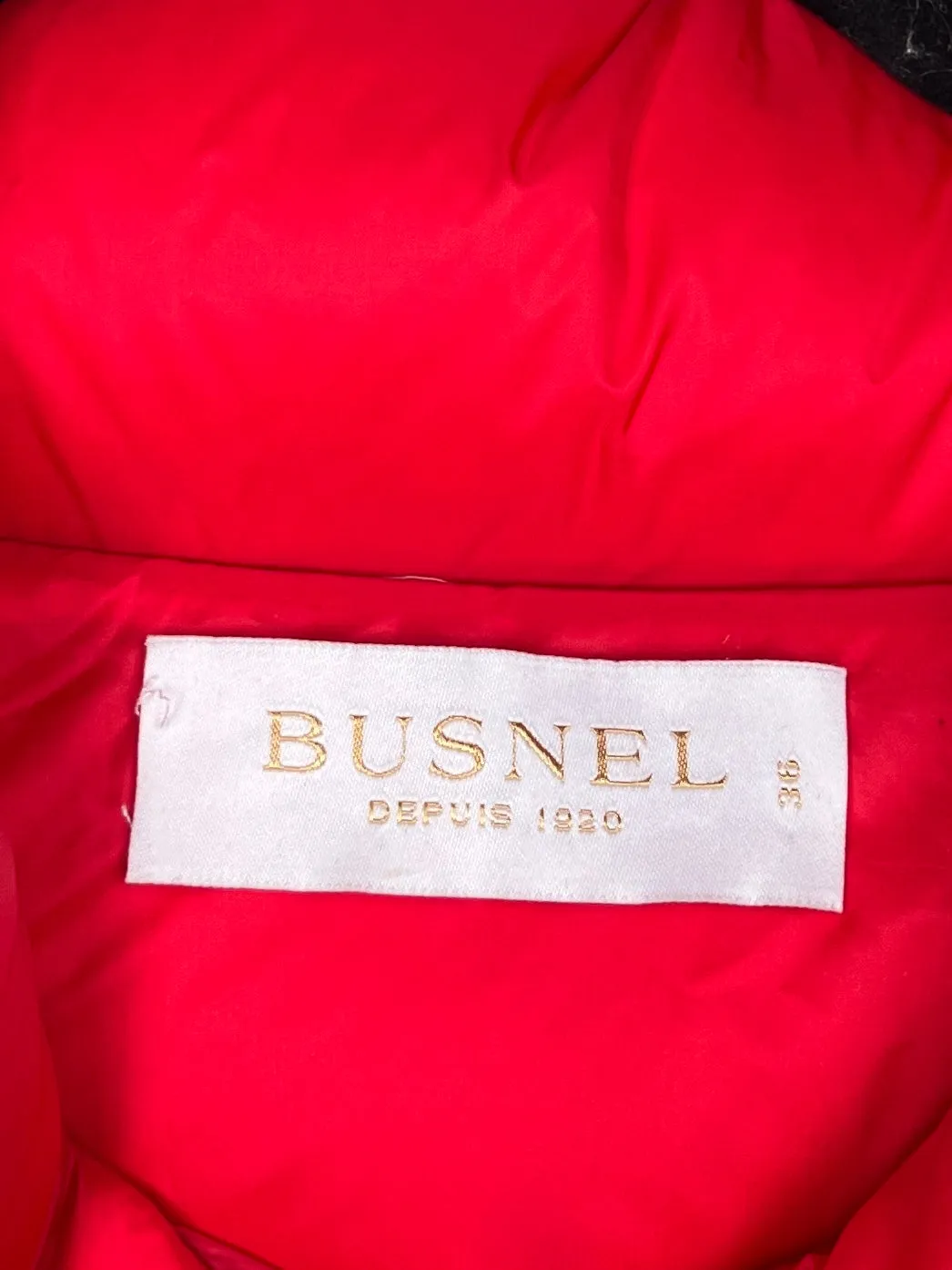 Busnel down jacket red