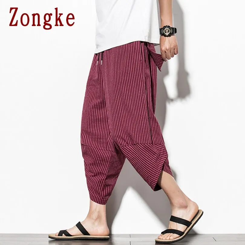 Chinese Style Casual Pants Men