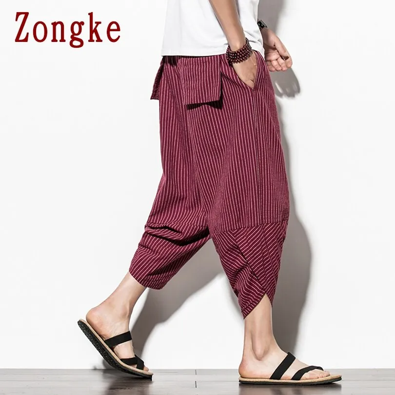 Chinese Style Casual Pants Men