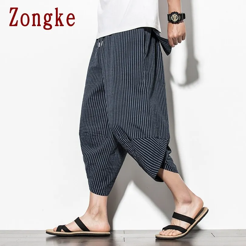 Chinese Style Casual Pants Men
