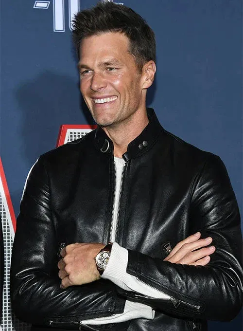 CLASSIC LEATHER JACKET WORN BY TOM BRADY