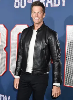 CLASSIC LEATHER JACKET WORN BY TOM BRADY