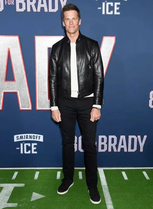 CLASSIC LEATHER JACKET WORN BY TOM BRADY