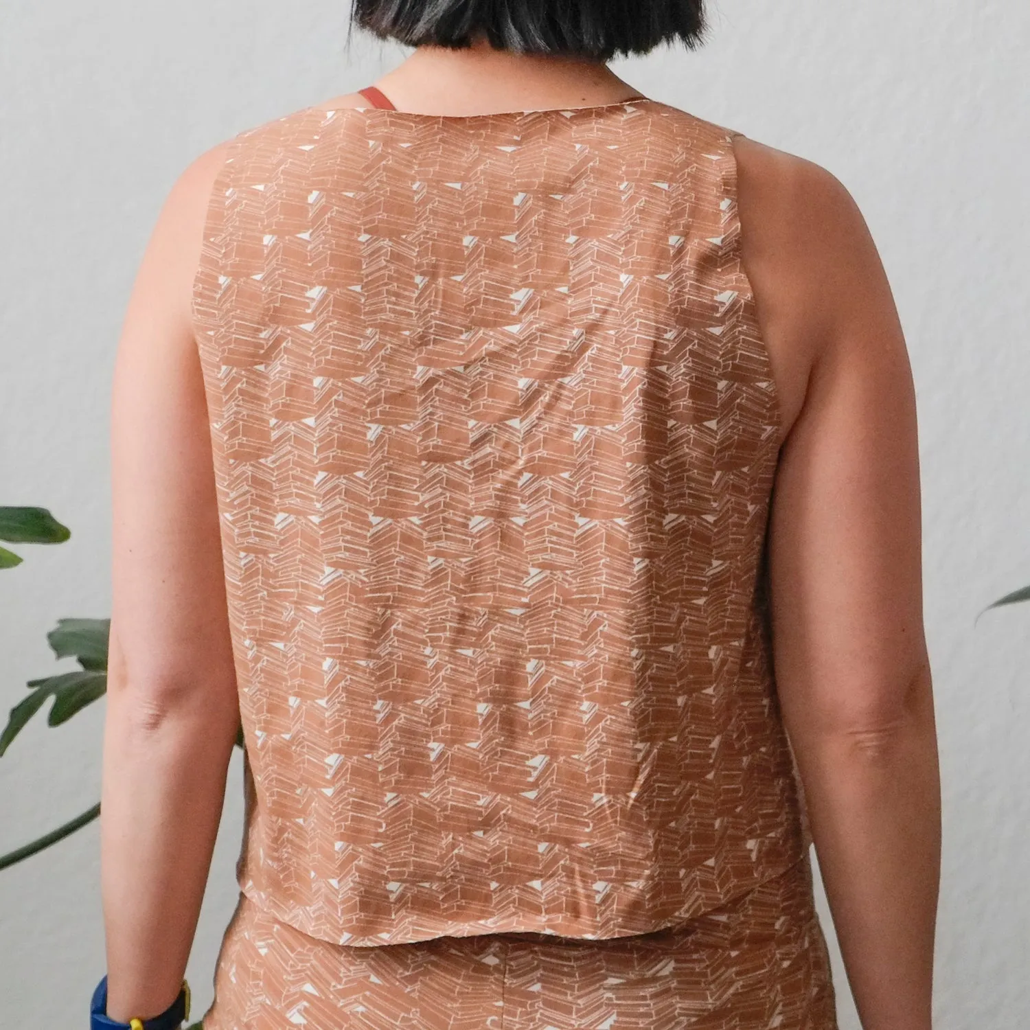 Cropped Summer Tank in Kiwi