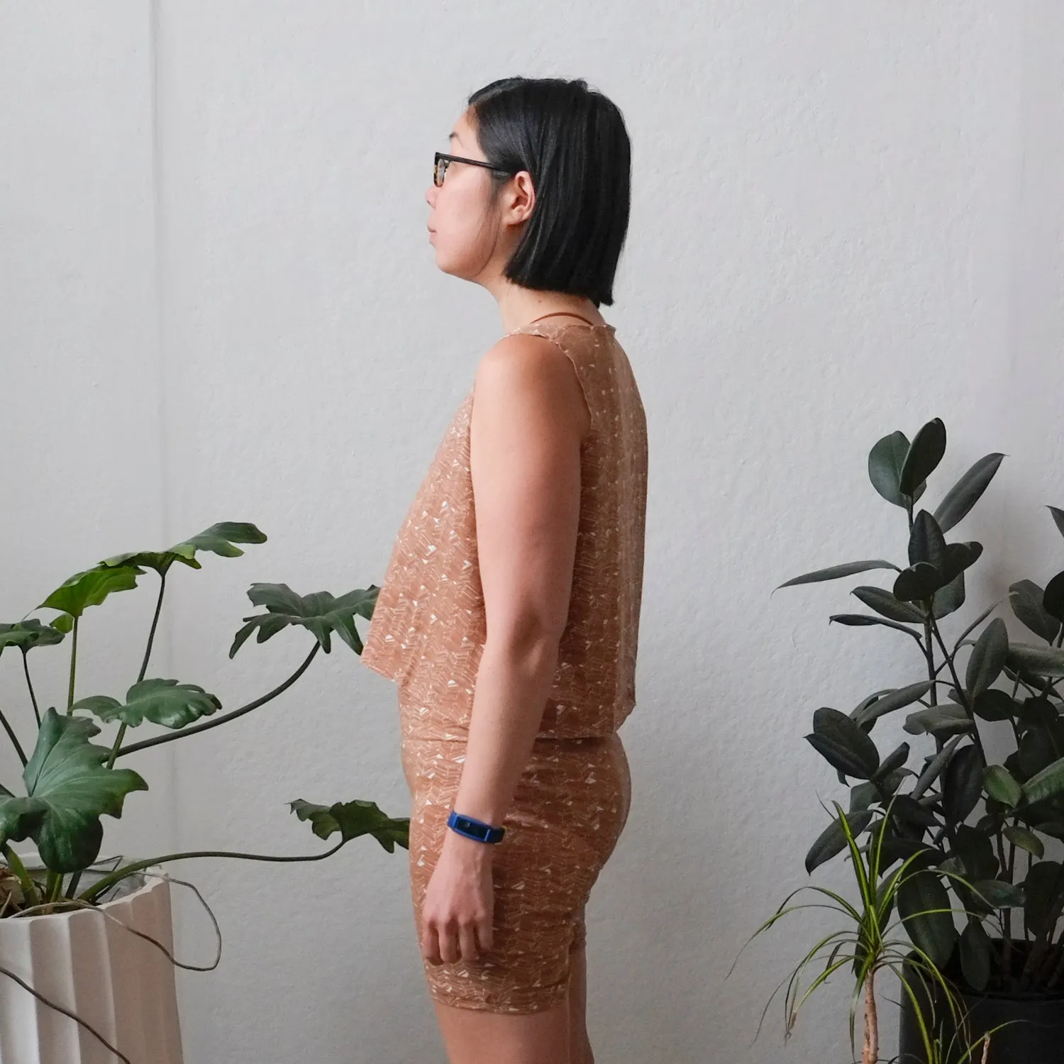 Cropped Summer Tank in Kiwi