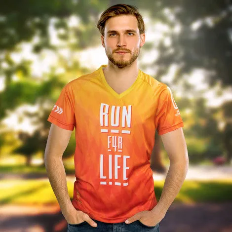 Custom Men's Performance V-Neck T-Shirt