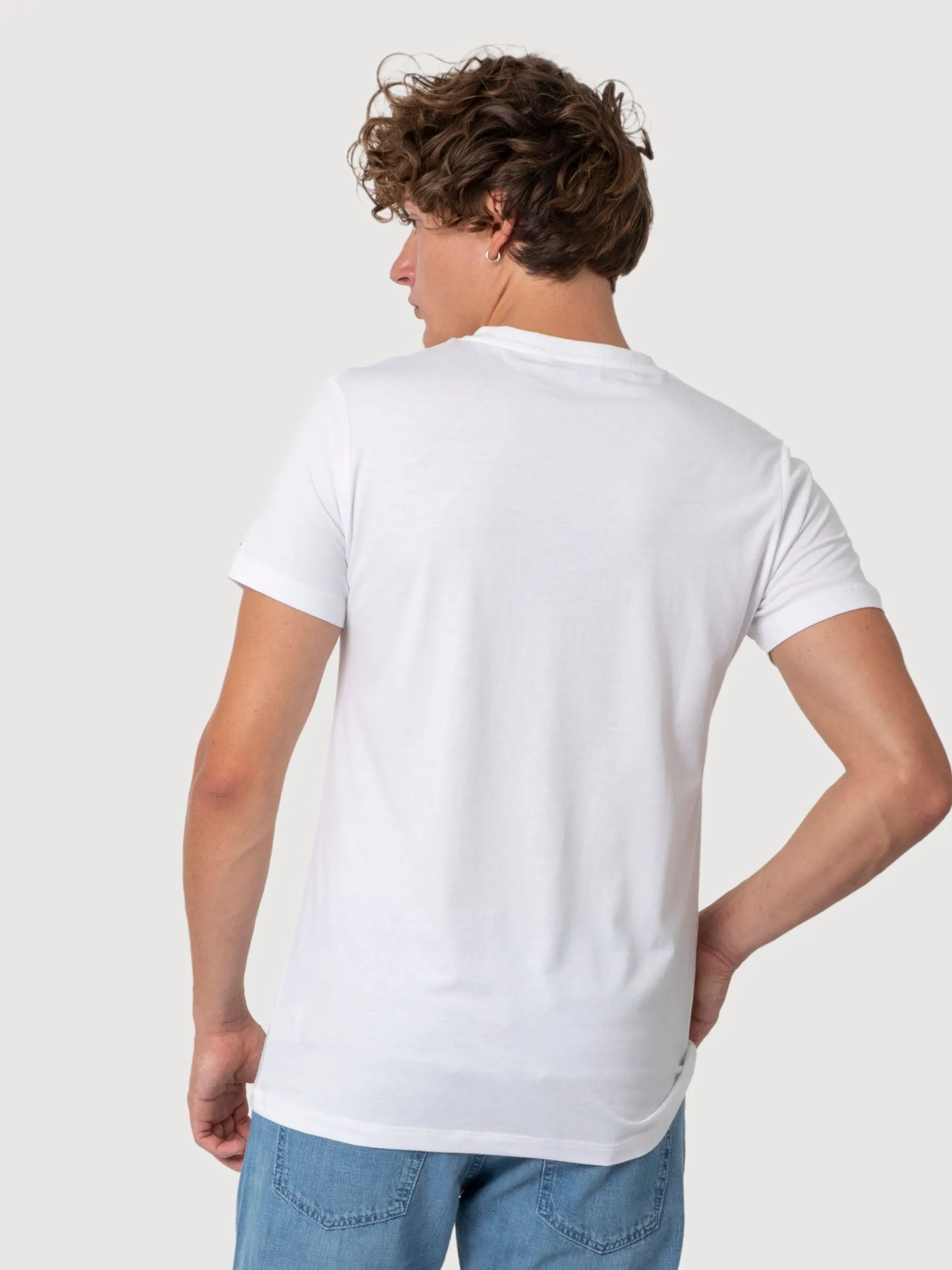Daniel Basic T-Shirt White Man | Re-Bello