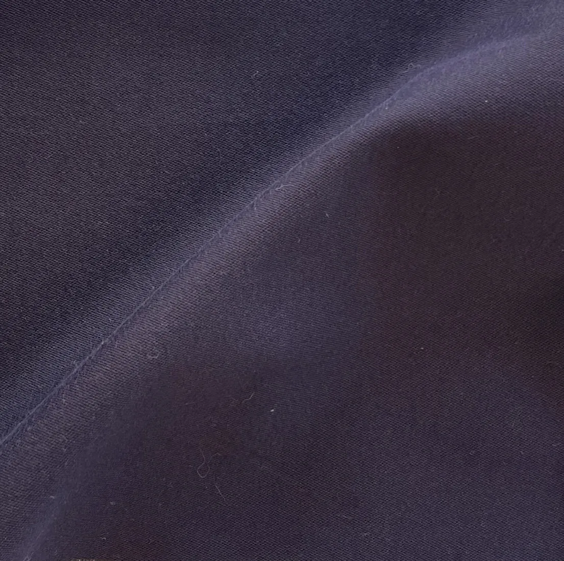 Designer Mid-Weight Eggplant Sueded Cotton Twill (Made in Italy)