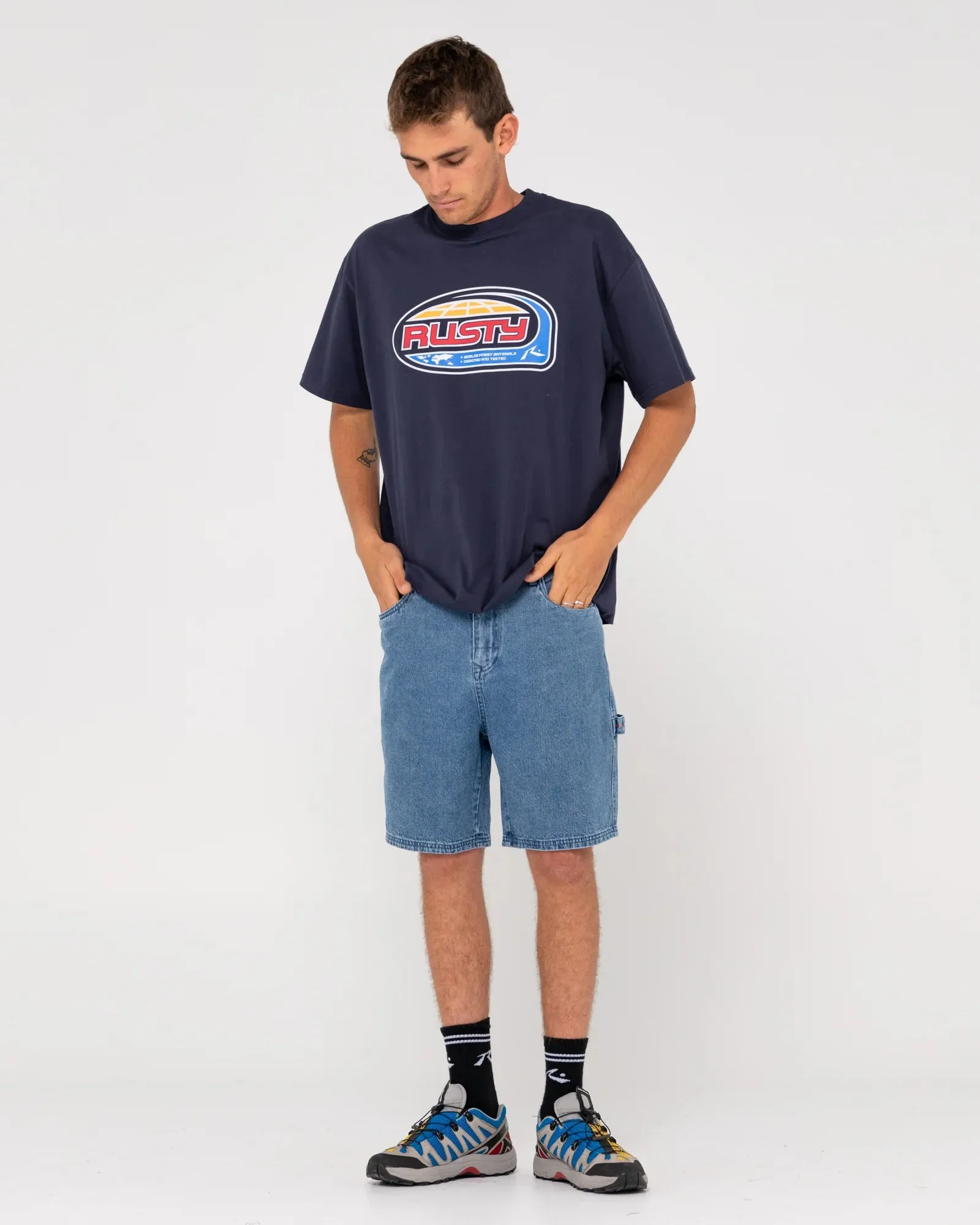 DUNGAREE DENIM WALKSHORT