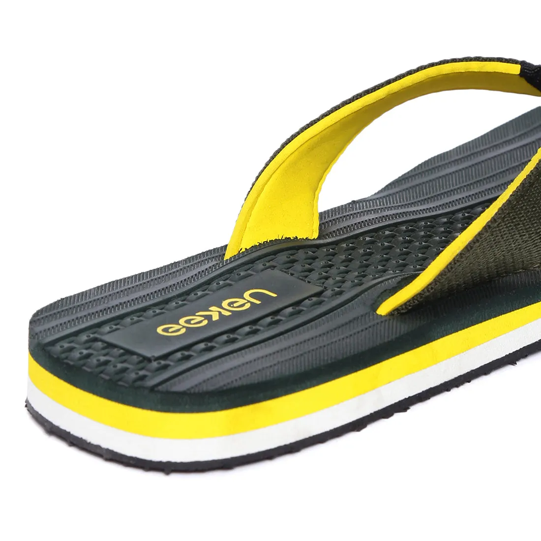Eeken EFBGO2400S Green Lightweight Washable Dailywear Durable Flip Flops For Men