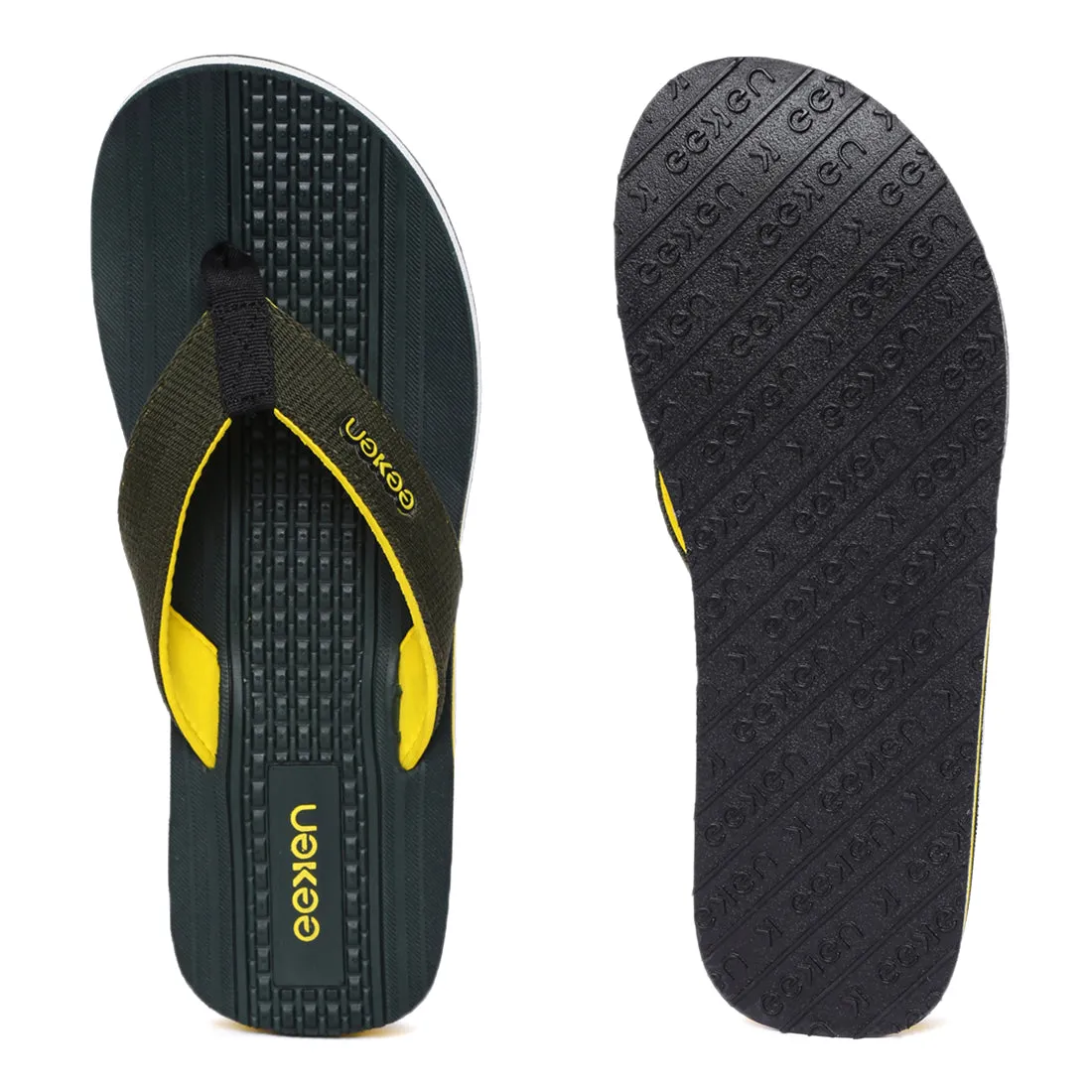 Eeken EFBGO2400S Green Lightweight Washable Dailywear Durable Flip Flops For Men