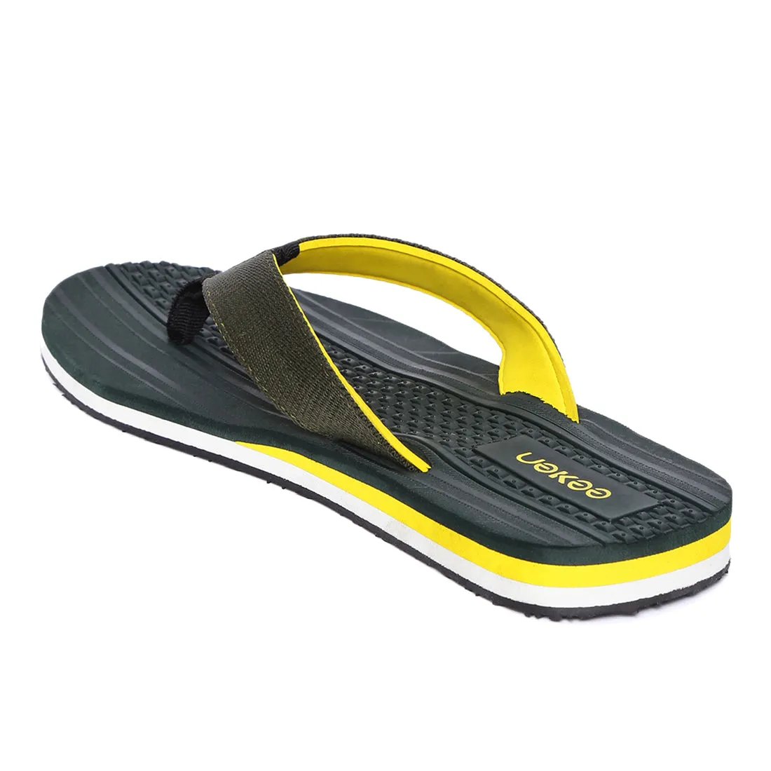 Eeken EFBGO2400S Green Lightweight Washable Dailywear Durable Flip Flops For Men