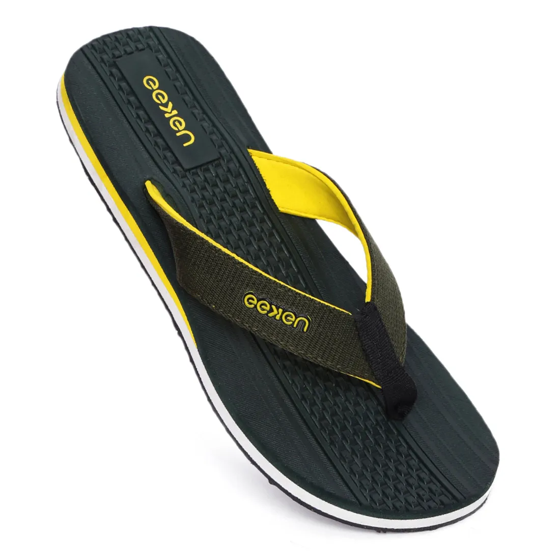 Eeken EFBGO2400S Green Lightweight Washable Dailywear Durable Flip Flops For Men