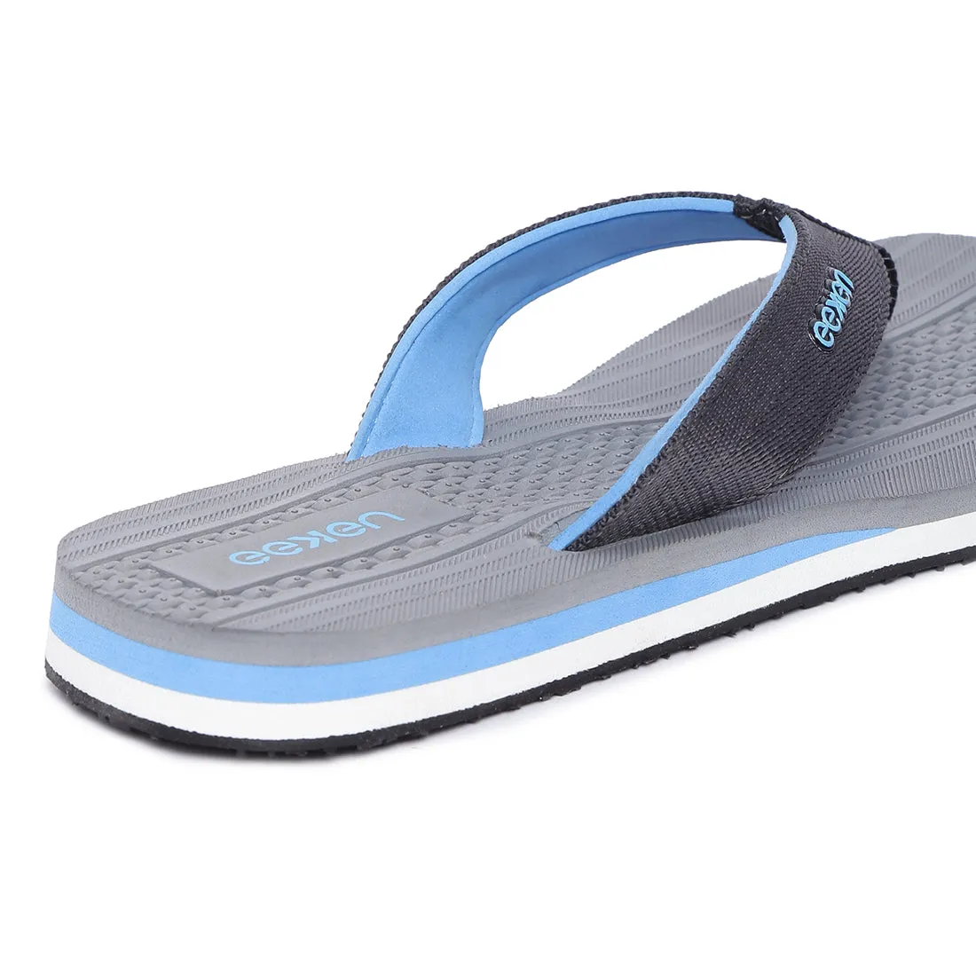 Eeken EFBGO2400S Grey Lightweight Washable Dailywear Durable Flip Flops For Men