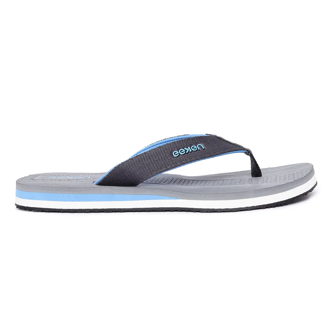 Eeken EFBGO2400S Grey Lightweight Washable Dailywear Durable Flip Flops For Men