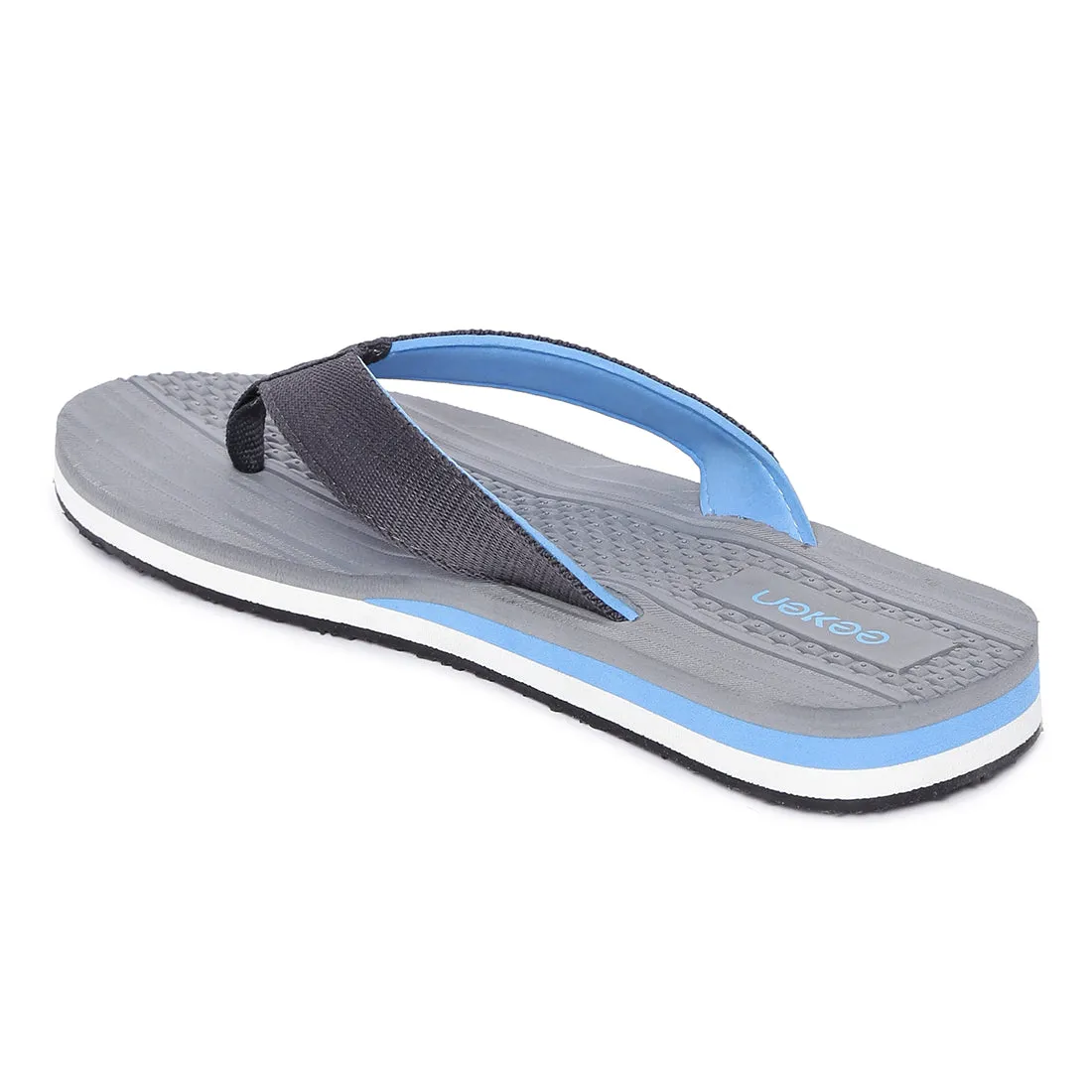 Eeken EFBGO2400S Grey Lightweight Washable Dailywear Durable Flip Flops For Men