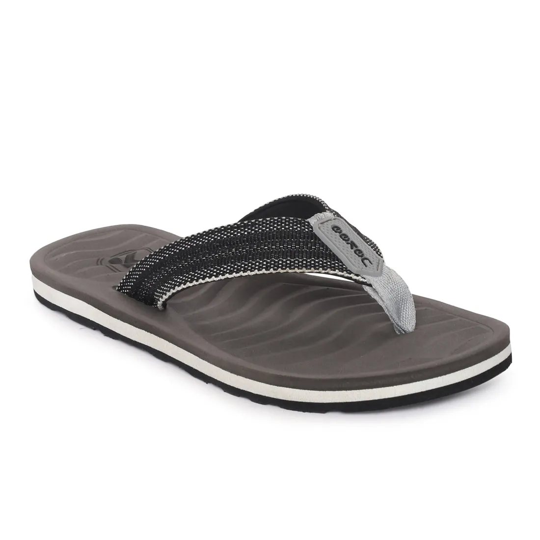 Eeken EFBGO2411S Grey Lightweight Washable Dailywear Durable Flip Flops For Men