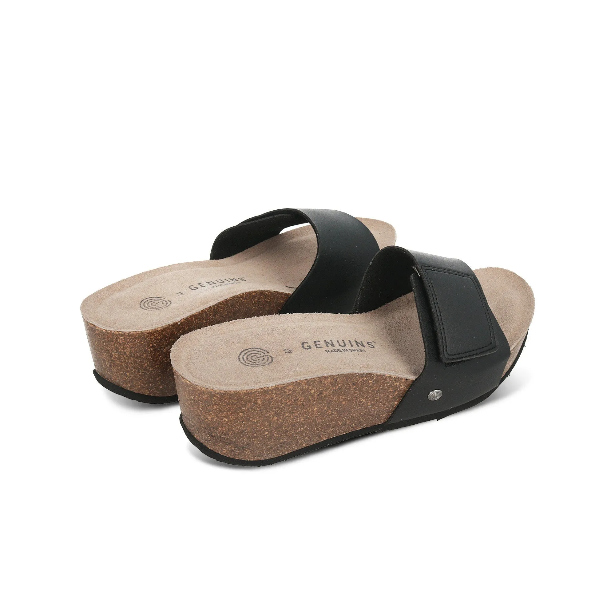 Elche Black Sandal