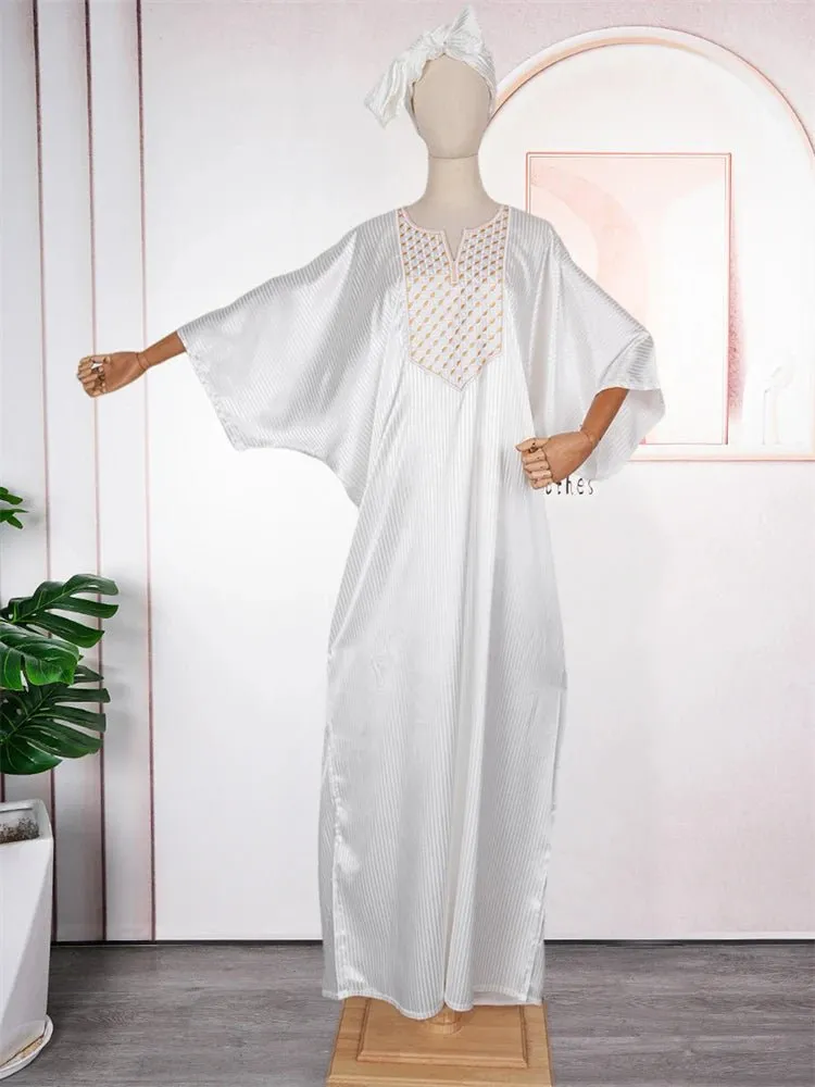 Elegant Plus-Size African Wedding Dress