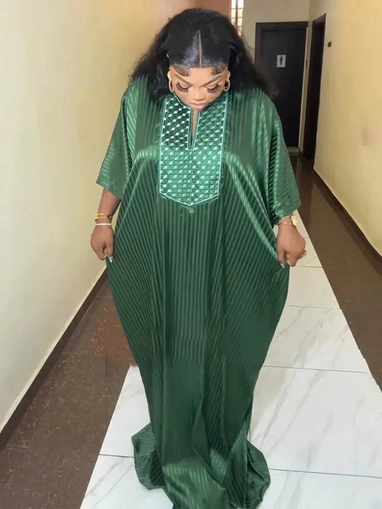 Elegant Plus-Size African Wedding Dress