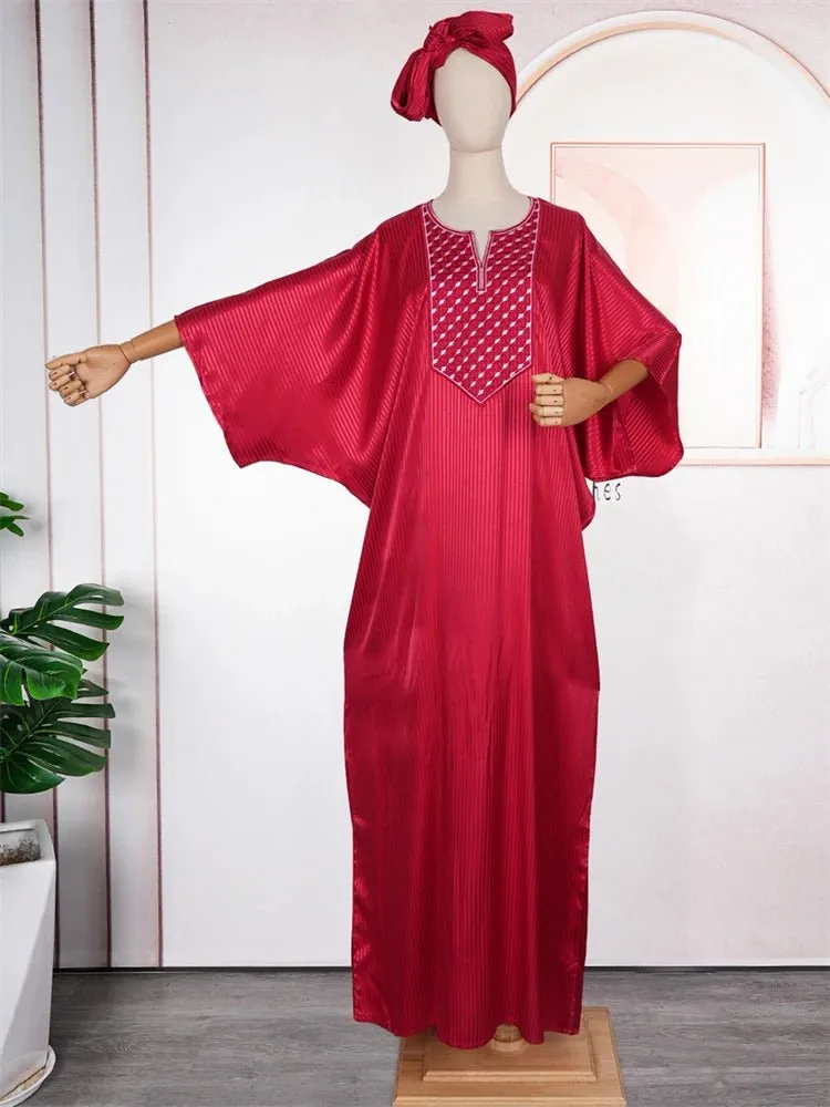 Elegant Plus-Size African Wedding Dress