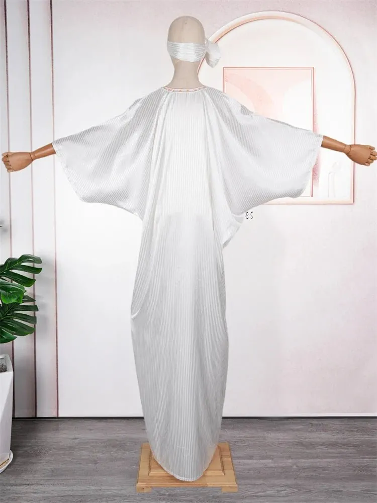 Elegant Plus-Size African Wedding Dress