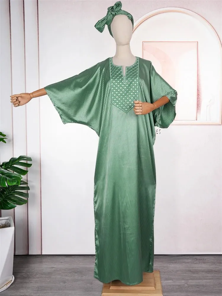 Elegant Plus-Size African Wedding Dress
