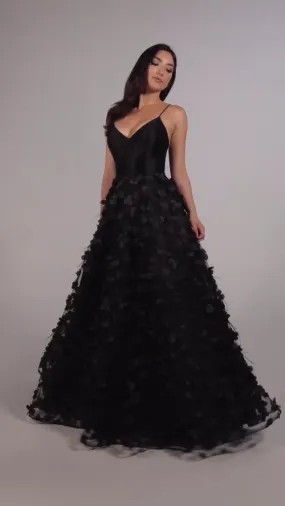Ellie Wilde 3D Floral Ball Gown EW35037