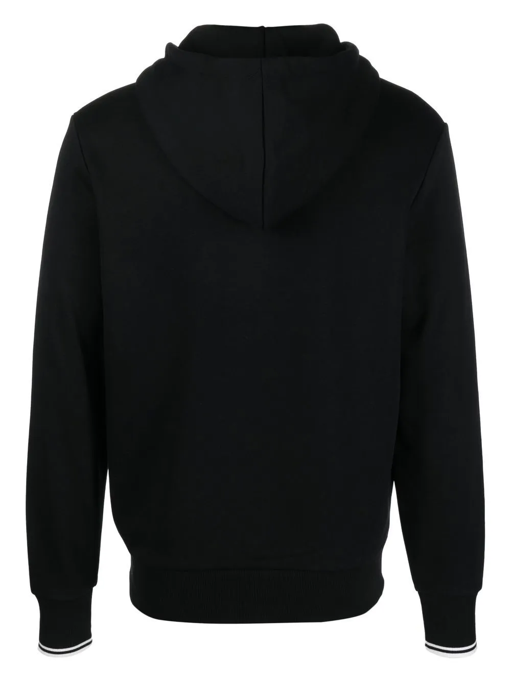 embroidered-logo detail hoodie