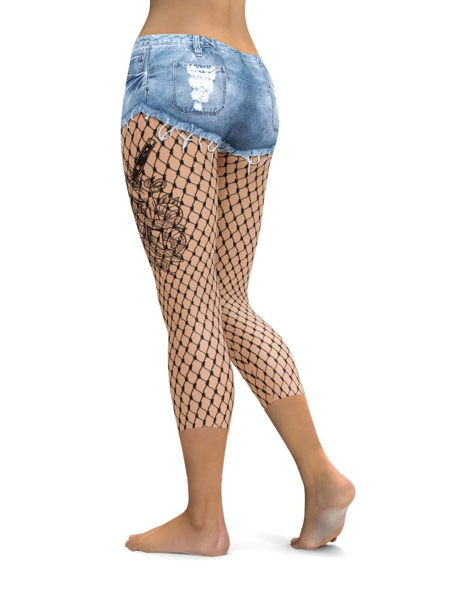 Faux Pantyhose & Short Capris