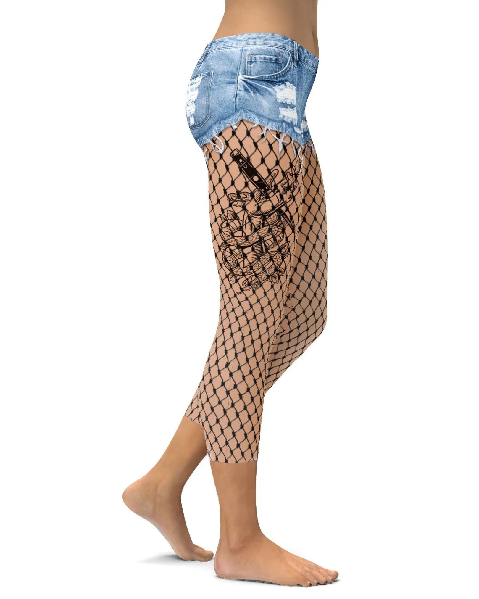 Faux Pantyhose & Short Capris