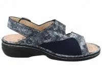 Finn Comfort Women's Isera Sandals- Isotta Stretch/ Camo Marine