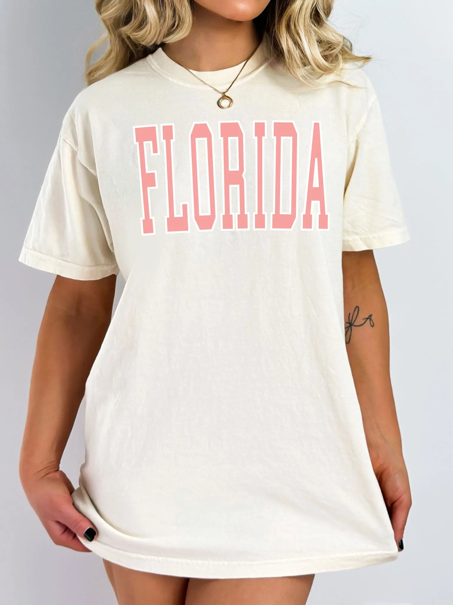 Florida Comfort Colors® Tshirt - Peach Ink