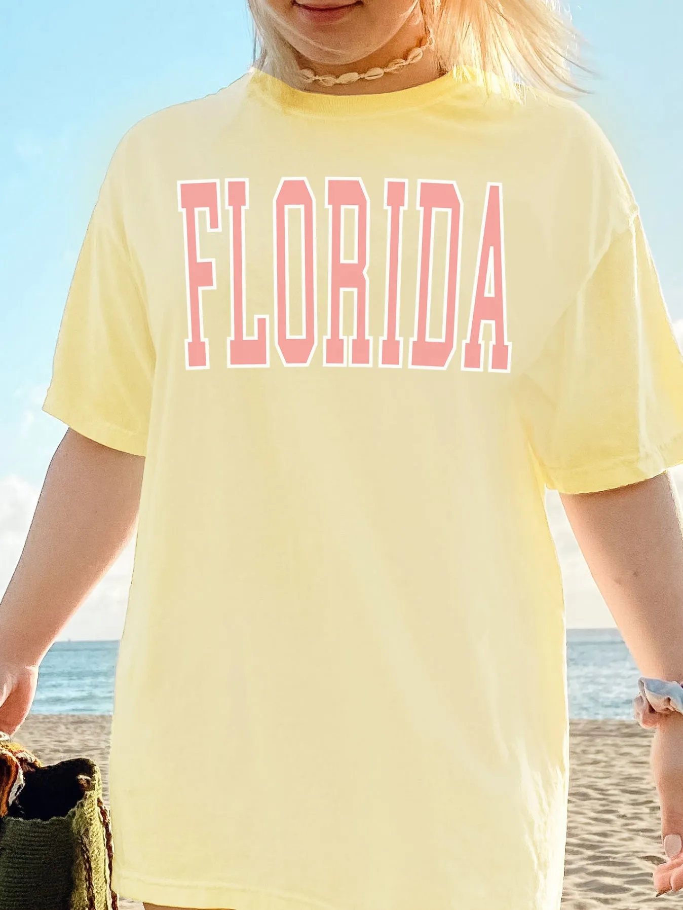 Florida Comfort Colors® Tshirt - Peach Ink