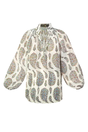 Golab Blouse - Paisley (Limited Edition) by RosewaterHouse