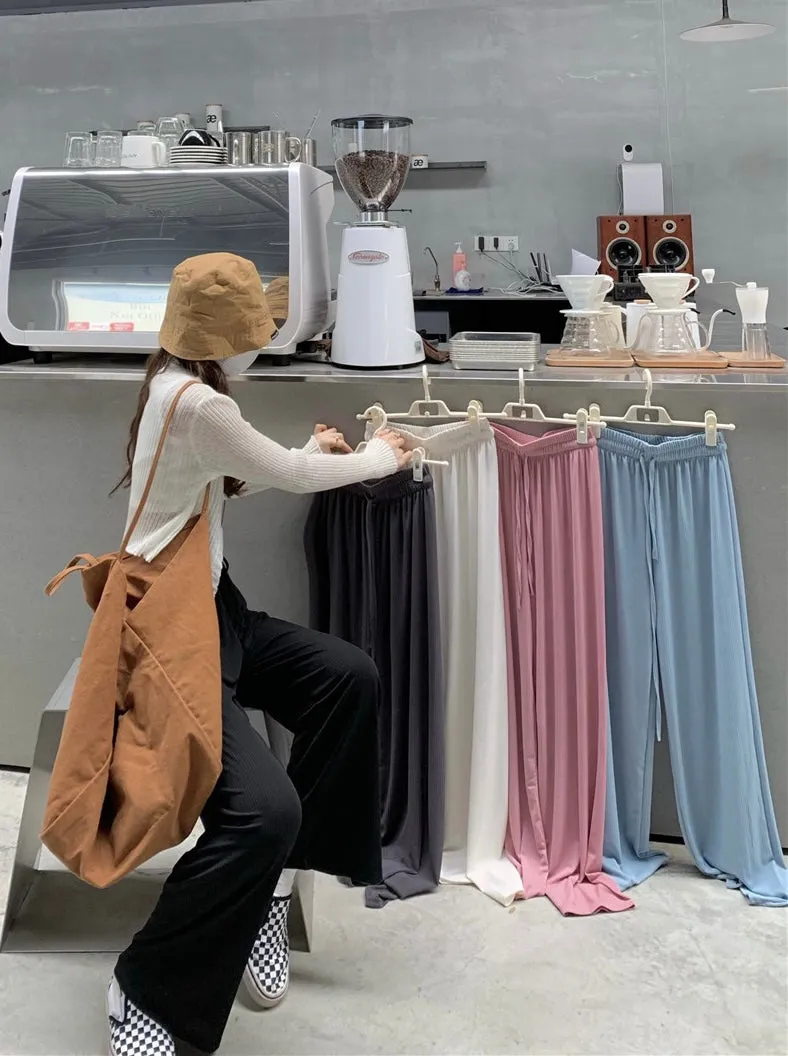 Korean Style Casual Summer Wide Pants