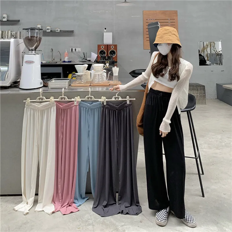Korean Style Casual Summer Wide Pants