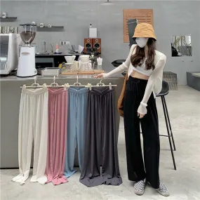 Korean Style Casual Summer Wide Pants