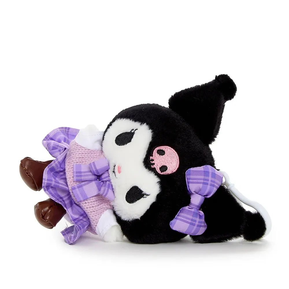 Kuromi Uniform Mascot Plush Clip-On