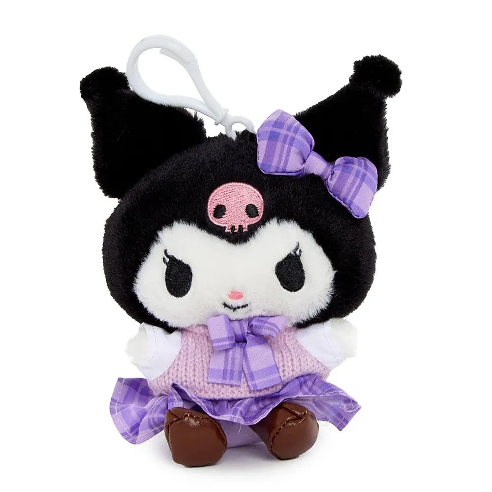Kuromi Uniform Mascot Plush Clip-On