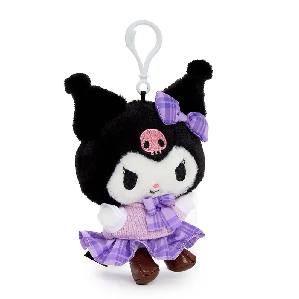 Kuromi Uniform Mascot Plush Clip-On