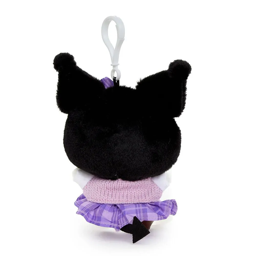 Kuromi Uniform Mascot Plush Clip-On