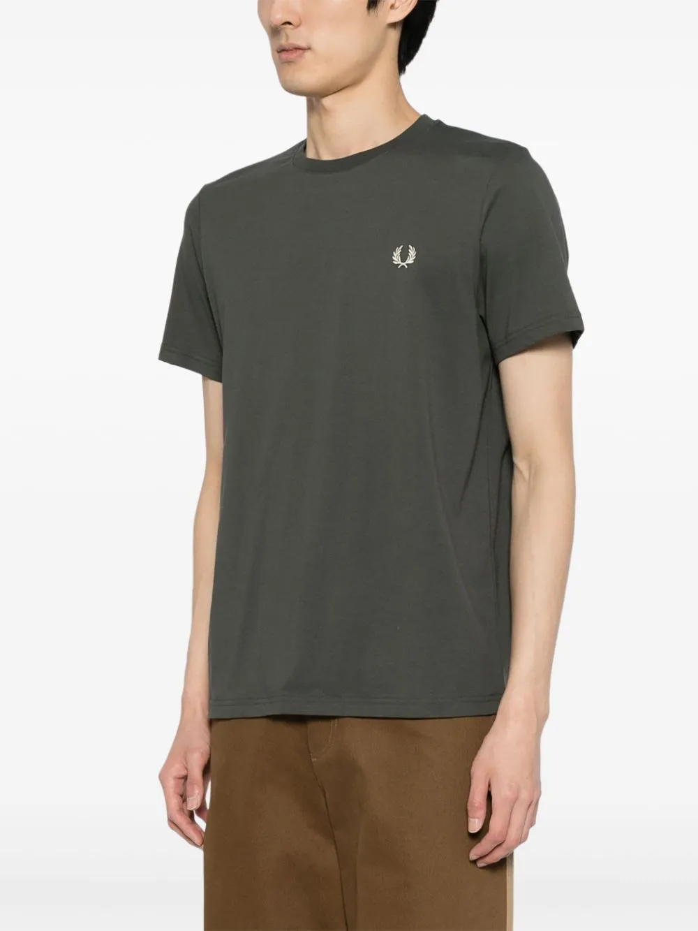 Laurel Wreath-print crew-neck T-shirt